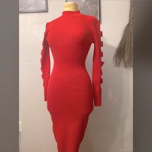 No Boundaries Sweater Midi Dress, Size Medium